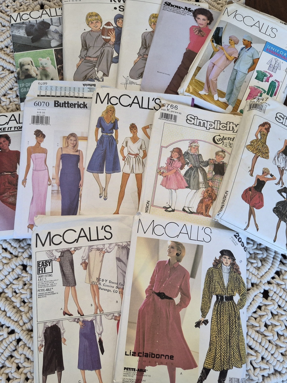 Vintage Sewing Pattern Lot Of 42